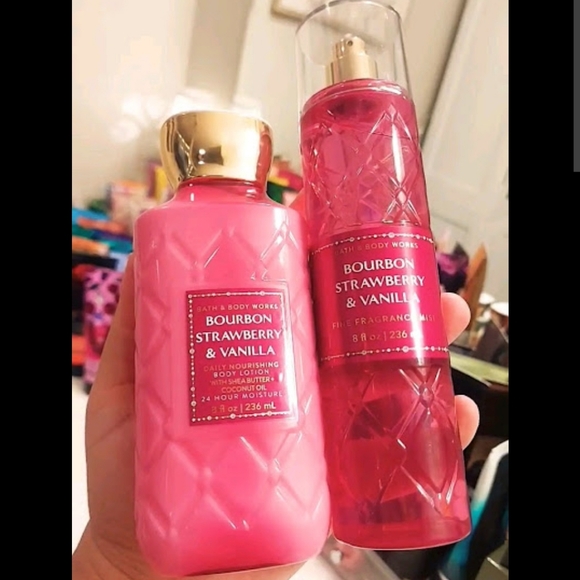 BBW Bourbon Strawberry & Vanilla Set - Picture 3 of 3